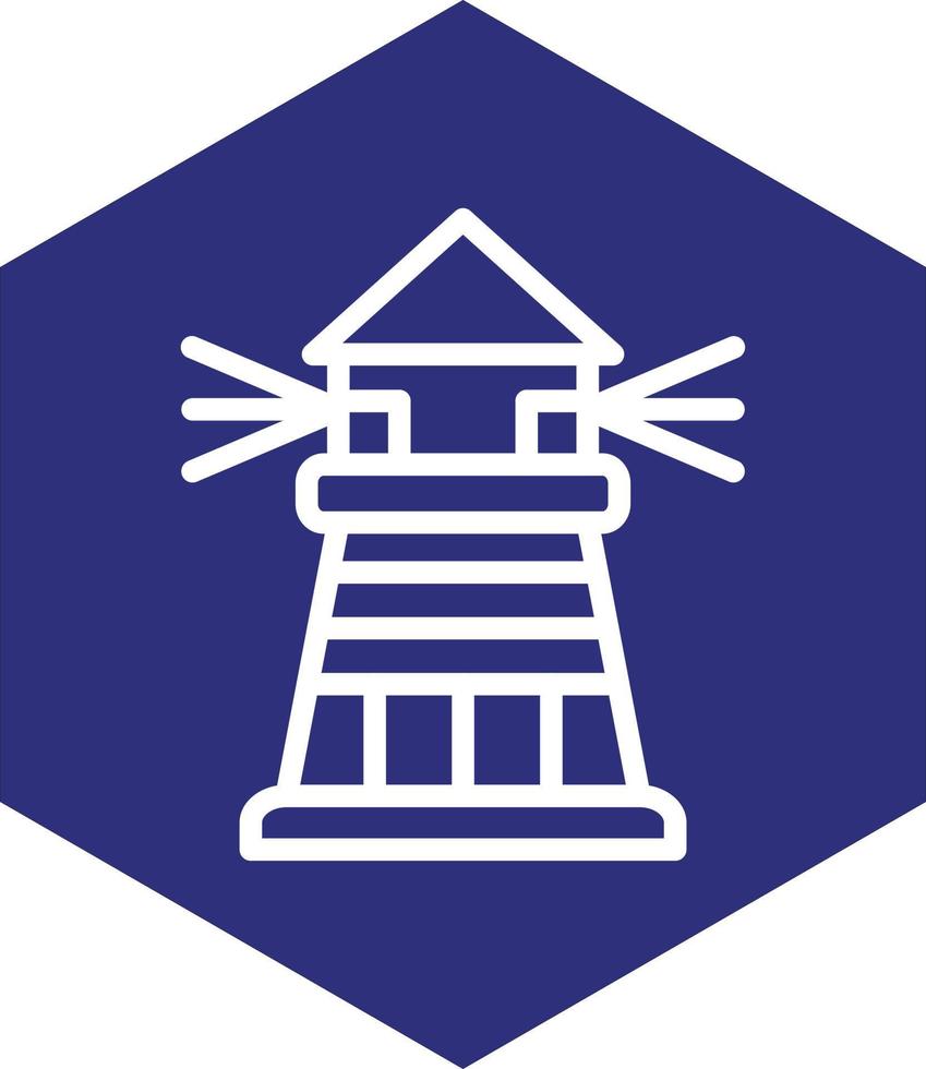 diseño de icono de vector de faro