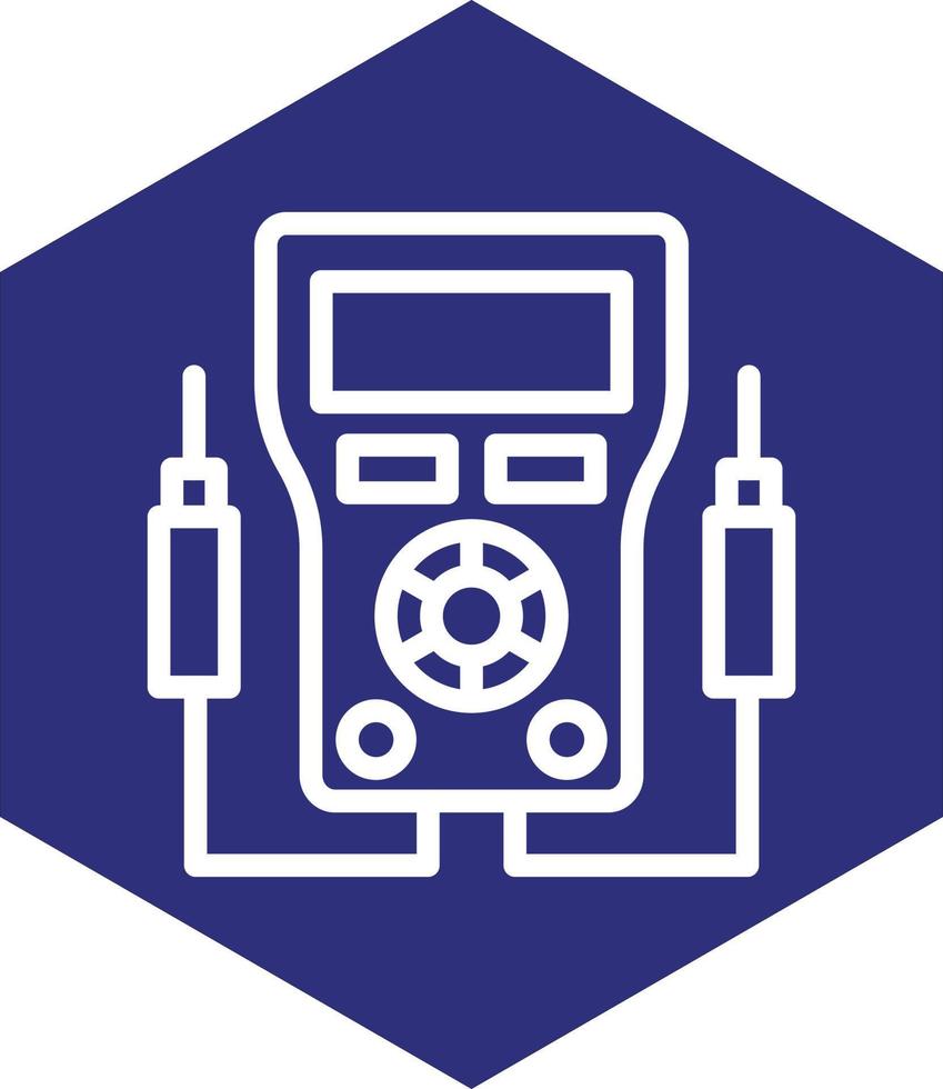 Voltmeter Vector Icon Design
