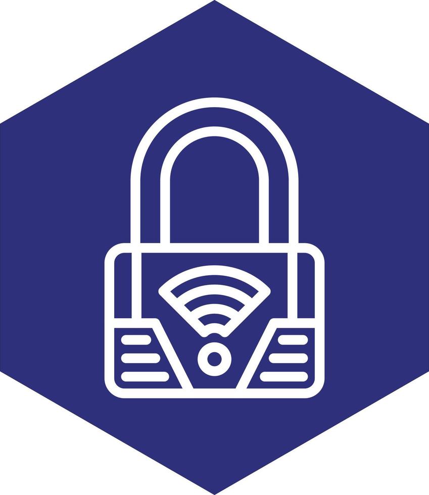 Smart Lock Vector Icon Design