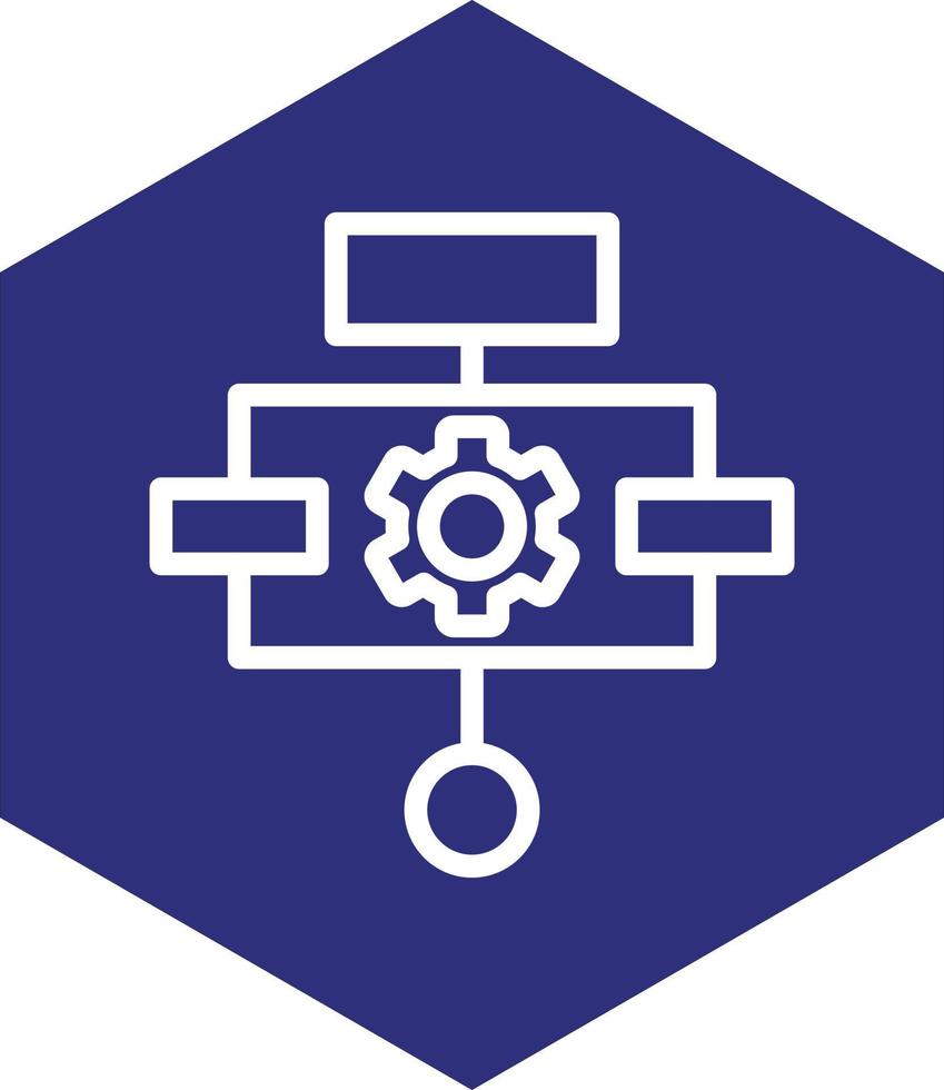 Algorithm Vector Icon Design