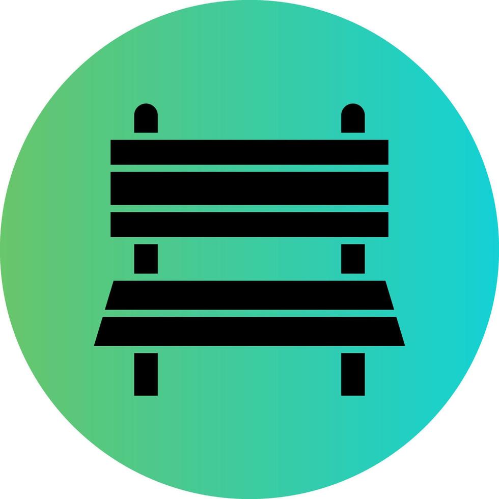Bench Vector Icon Design