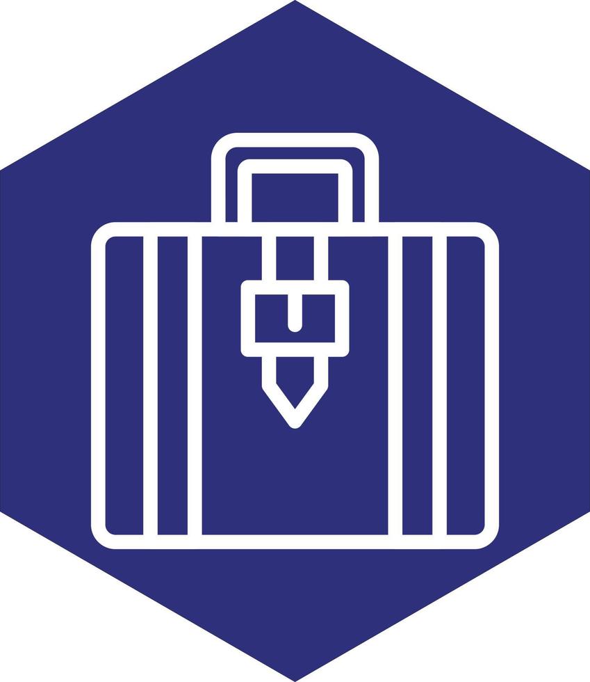 Suitcase Vector Icon Design