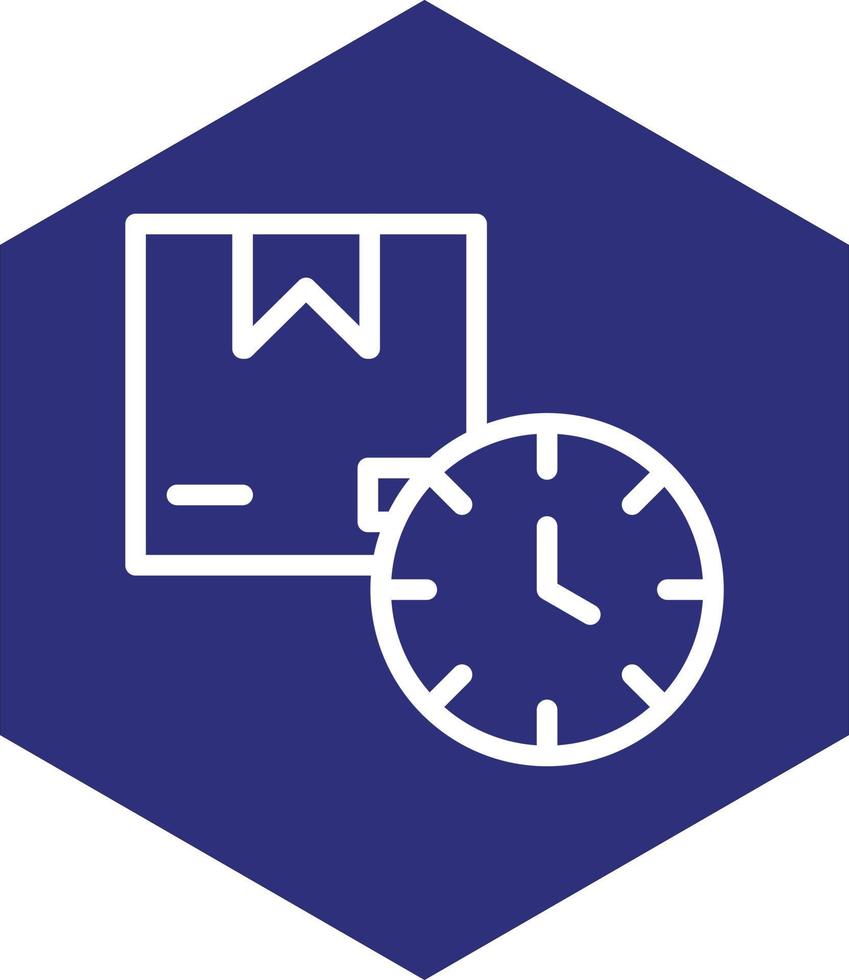 diseño de icono de vector de tiempo de entrega