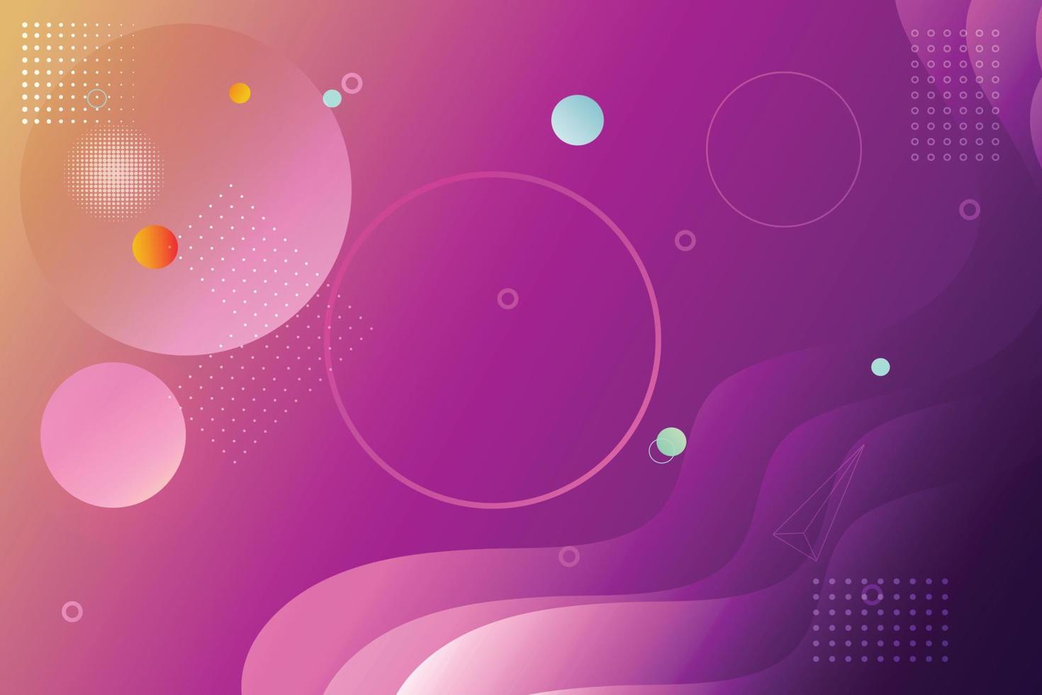 Modern futuristic fantasy background, Gradient abstract purple background vector