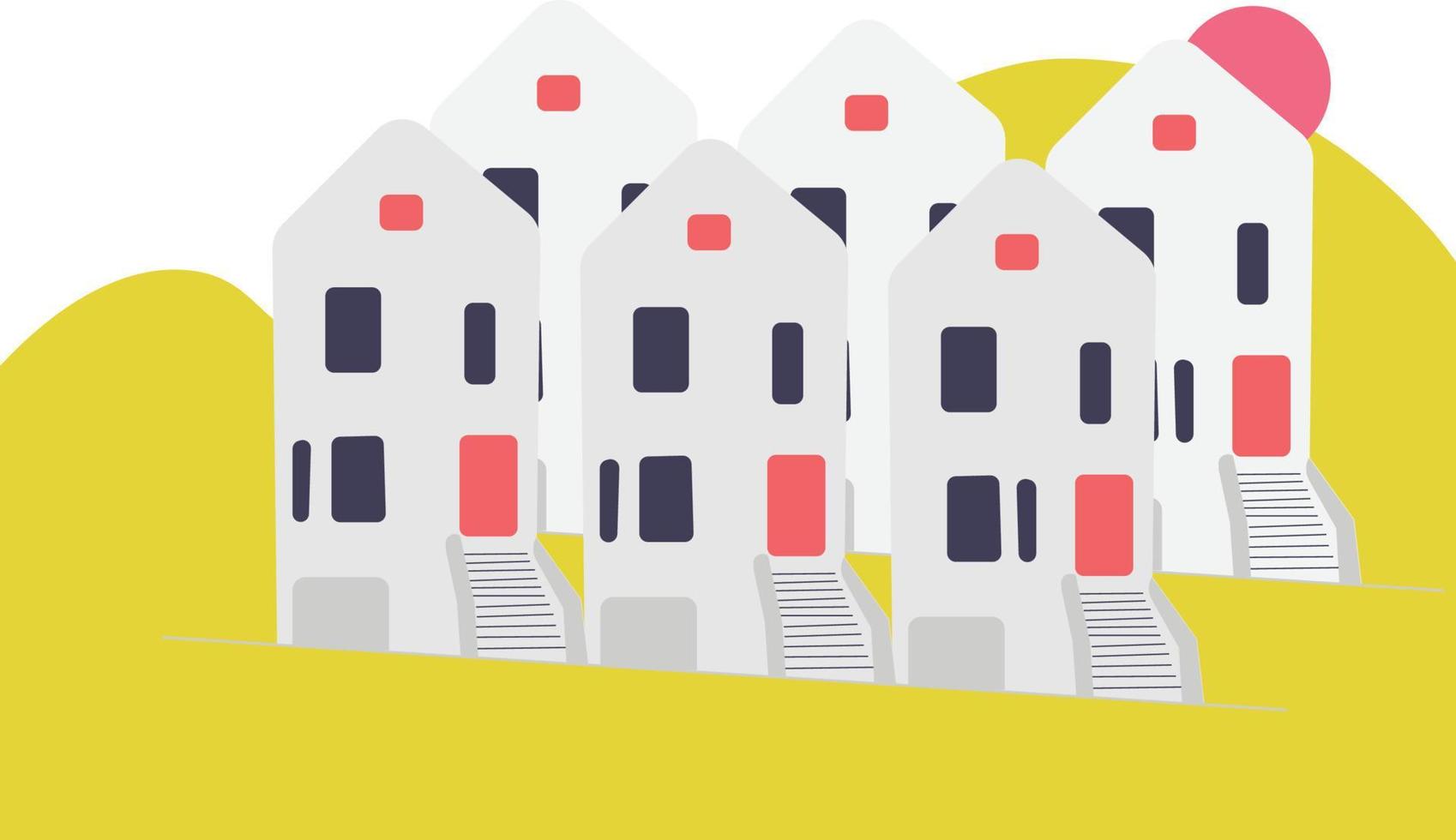 Building for selling vector