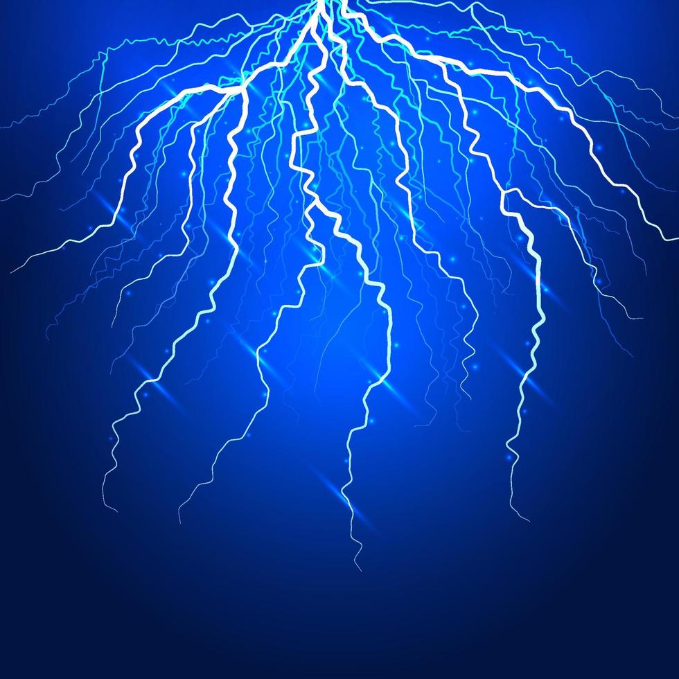 Lightning Effect Background vector