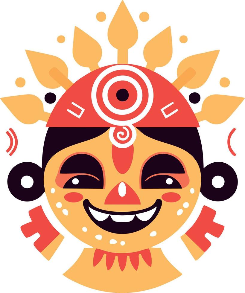 vector maya civilization flat design
