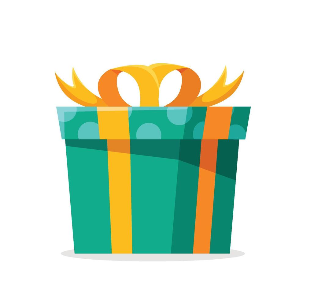 gift boxes with a bow vector illustration