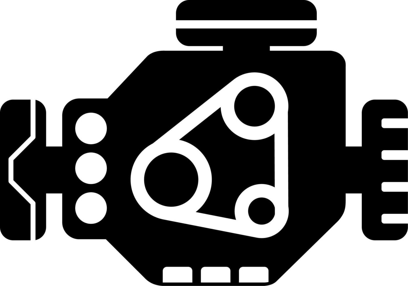 coche motor icono vector. vector ilustración de motor motor. soltero icono de motor para diseño con respecto a vehículo, tecnología, transporte, Ciencias y velocidad