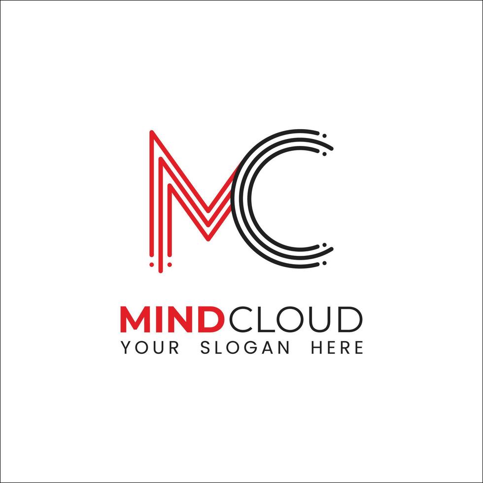 M and C tech company logo for free, vector