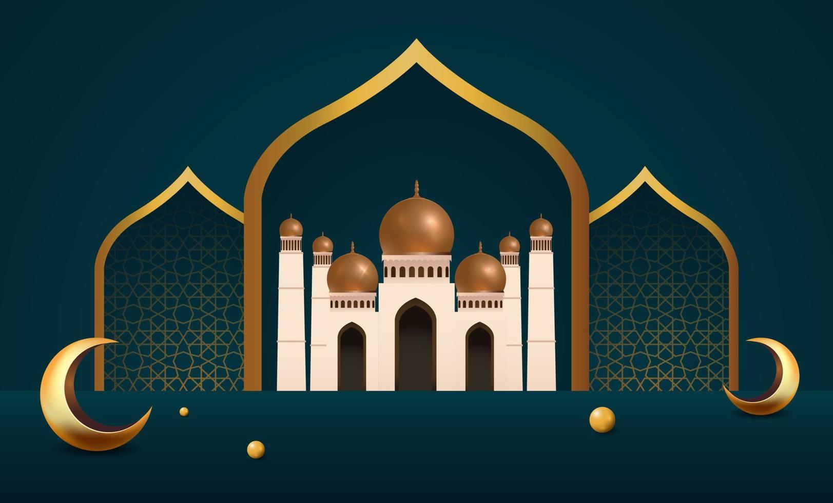 Eid Al Adha Mubarak the celebration of Muslim community festival background design.Vector Illustration vector