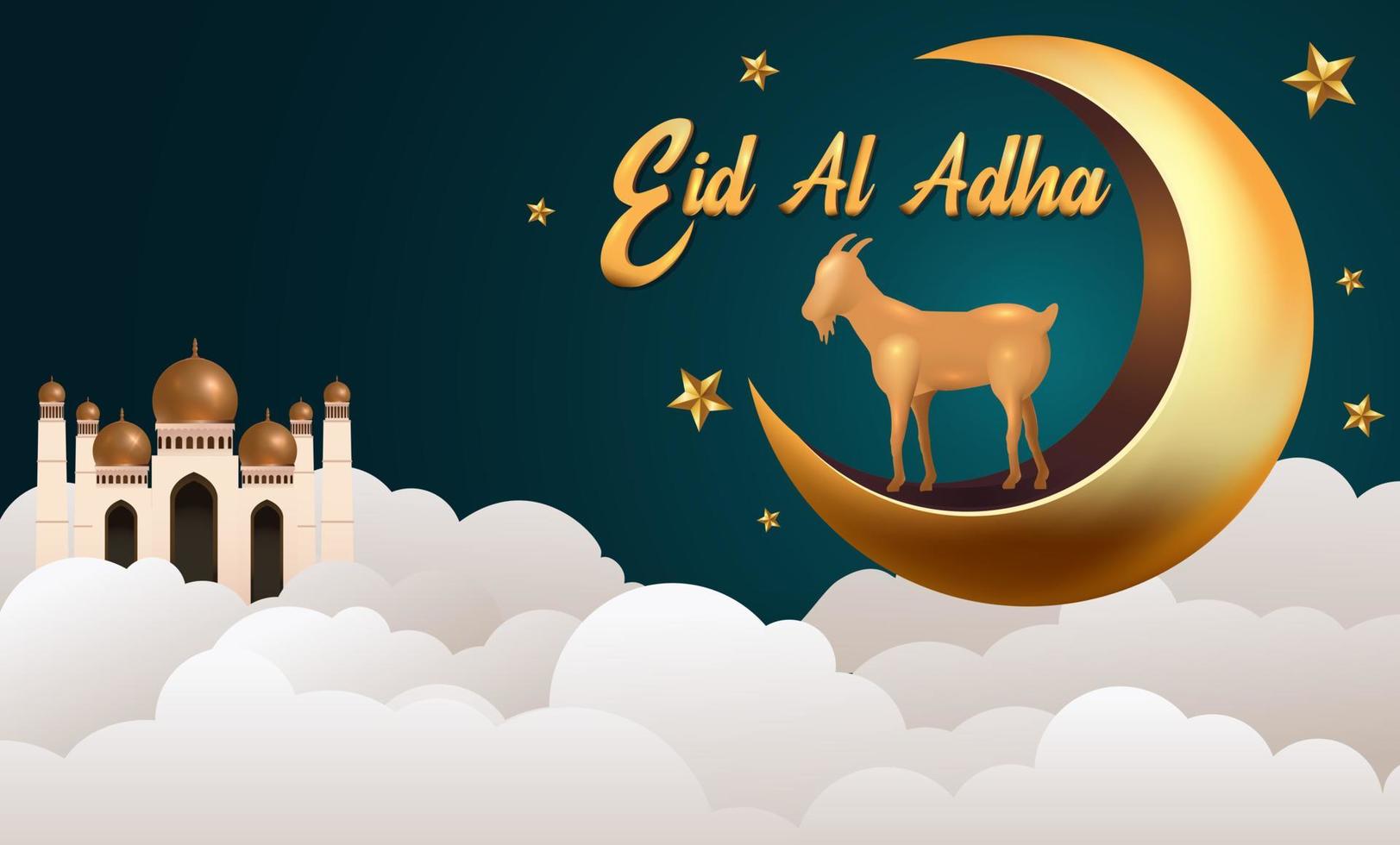 eid Alabama adha Mubarak el celebracion de musulmán comunidad festival antecedentes diseño.vector ilustración vector