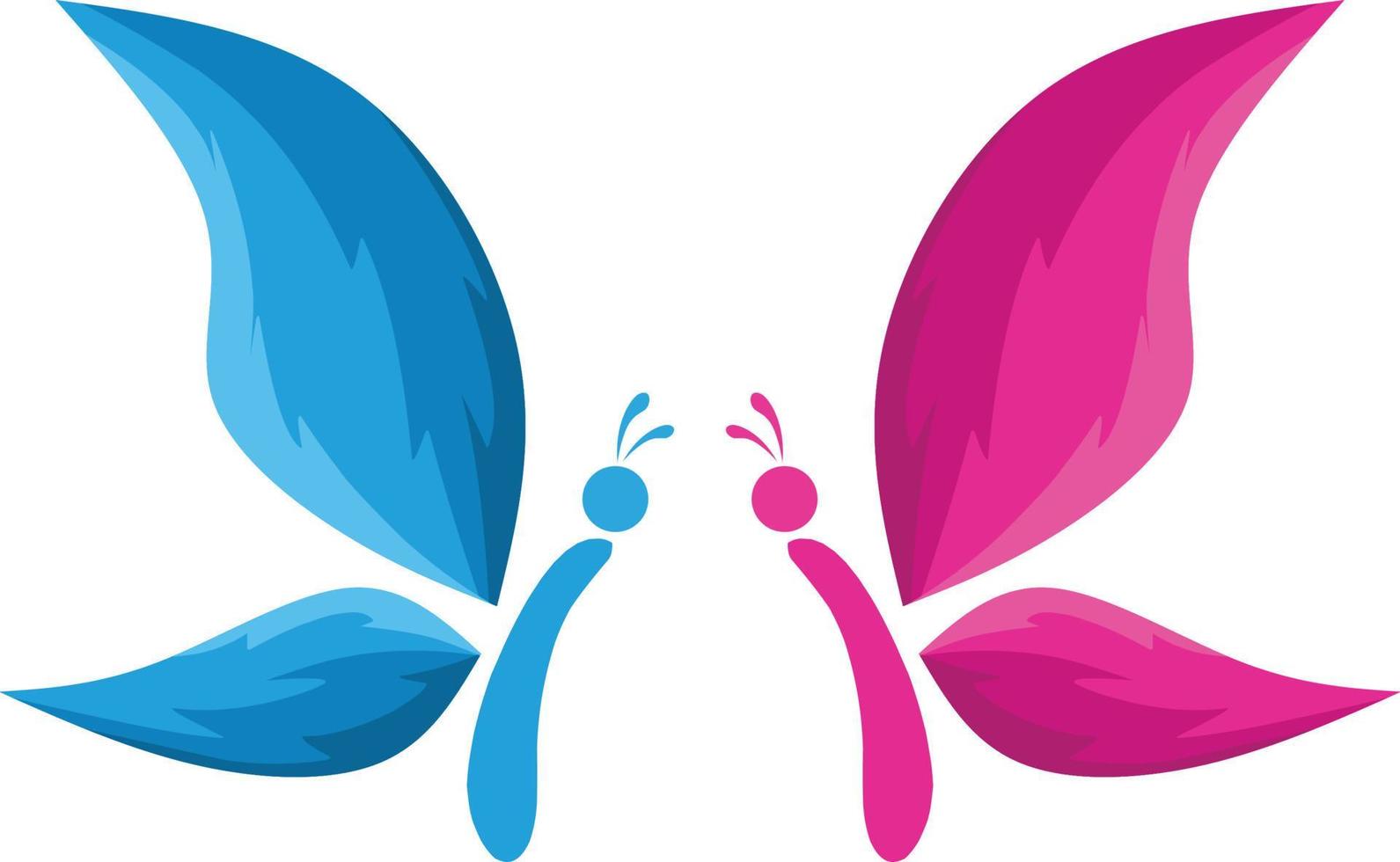 vector de ilustración de mariposa