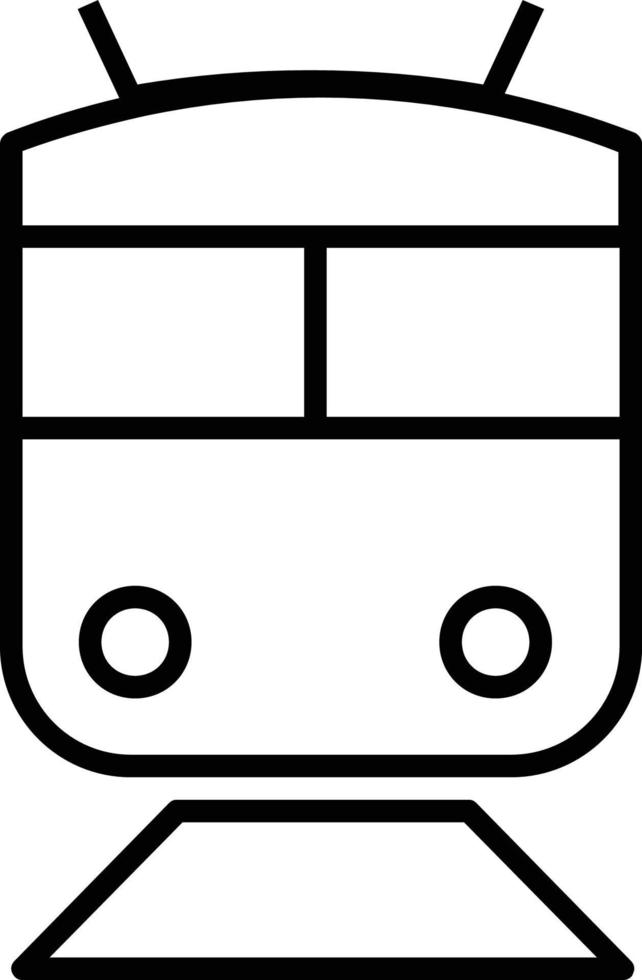 subway train tram transportation  Illustration Vector