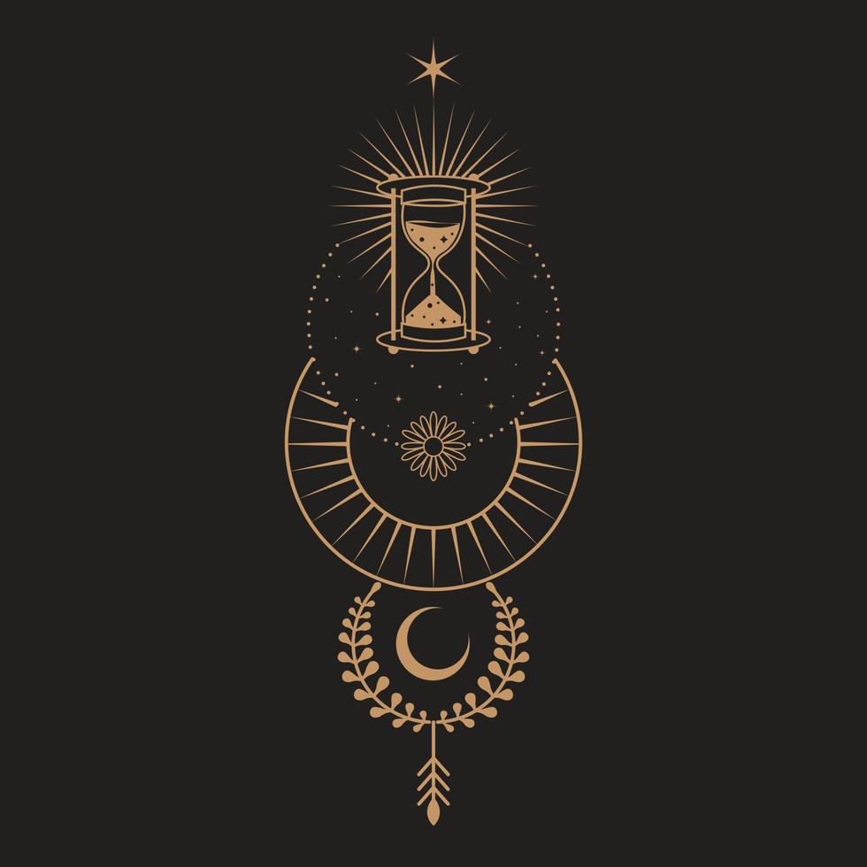 Celestial Magic Mystical and Esoteric Illustration vector
