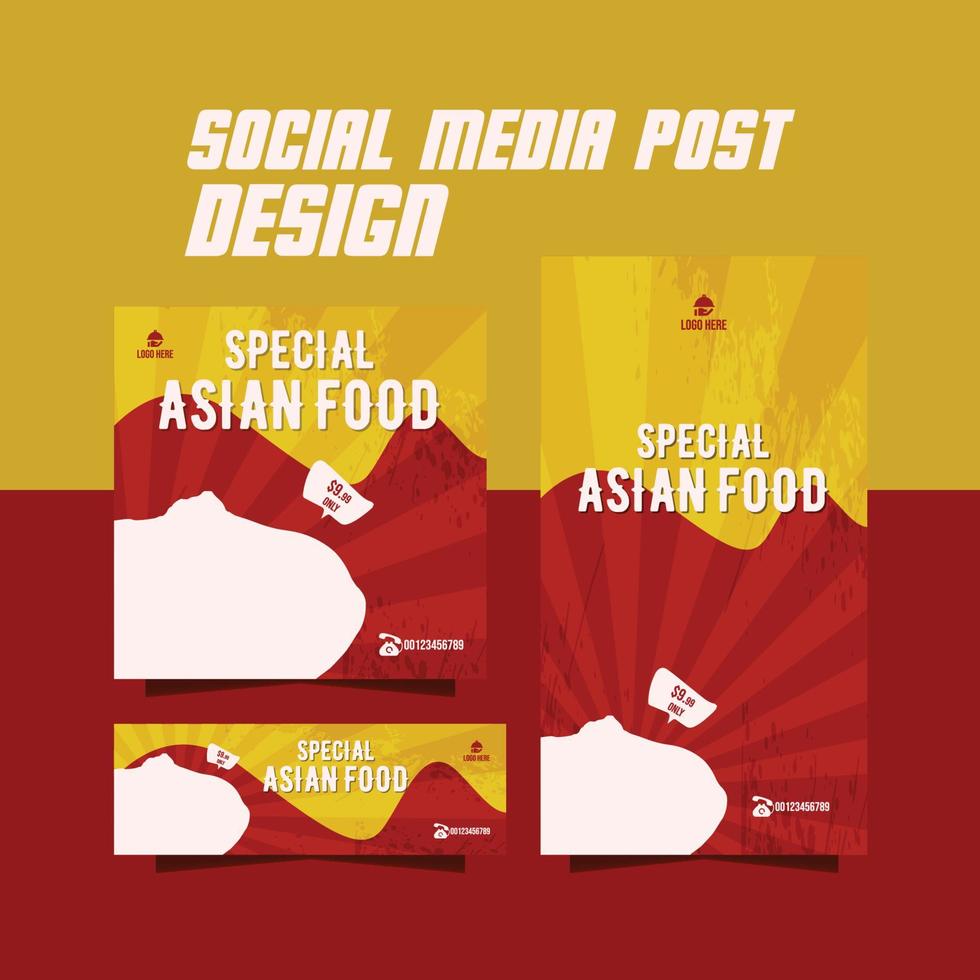 special menu banner vector