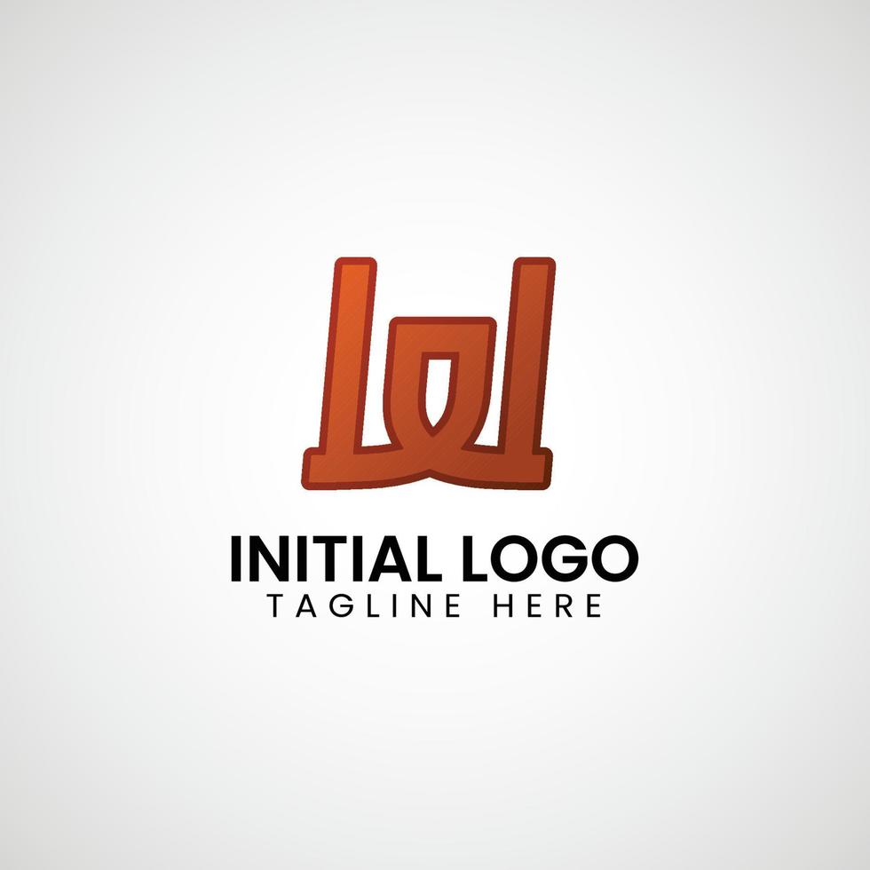 logo de w inicial degradado vistoso icono diseño vector