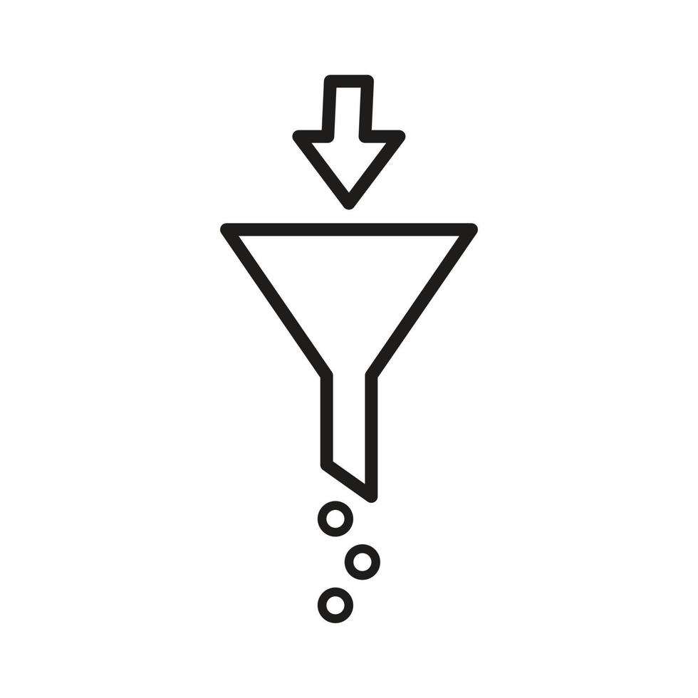 filter icon vector design illustration