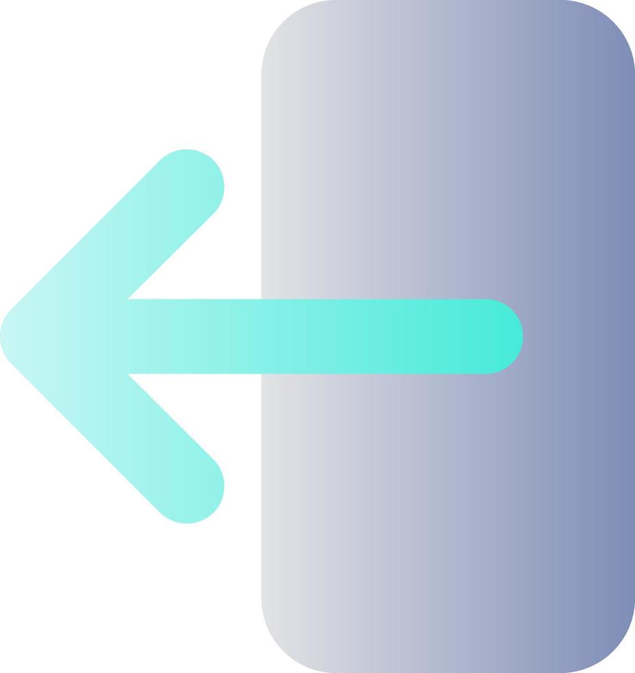 Export data flat gradient color ui icon. Importing files to library. Data backup. Unloading database. Simple filled pictogram. GUI, UX design for mobile application. Vector isolated RGB illustration
