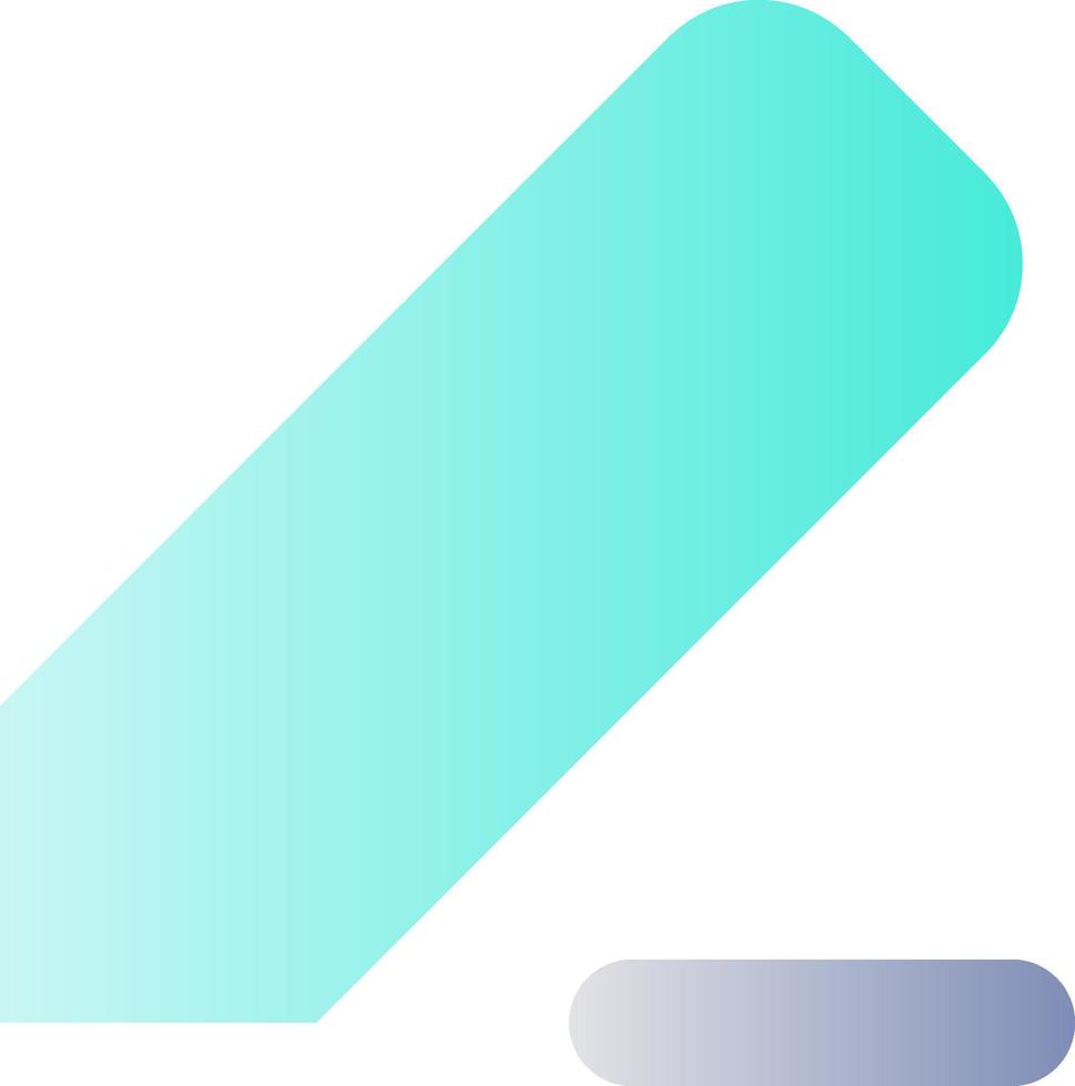 Note taking flat gradient color ui icon. Highlighting, editing text. To-do list. Digital notebook. Simple filled pictogram. GUI, UX design for mobile application. Vector isolated RGB illustration