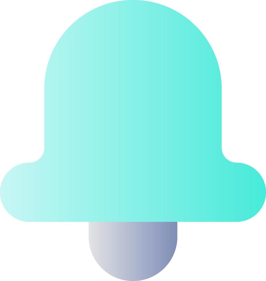 Notifications flat gradient color ui icon. Adjusting ringer volume. Alarm clock. Ring mode. Simple filled pictogram. GUI, UX design for mobile application. Vector isolated RGB illustration