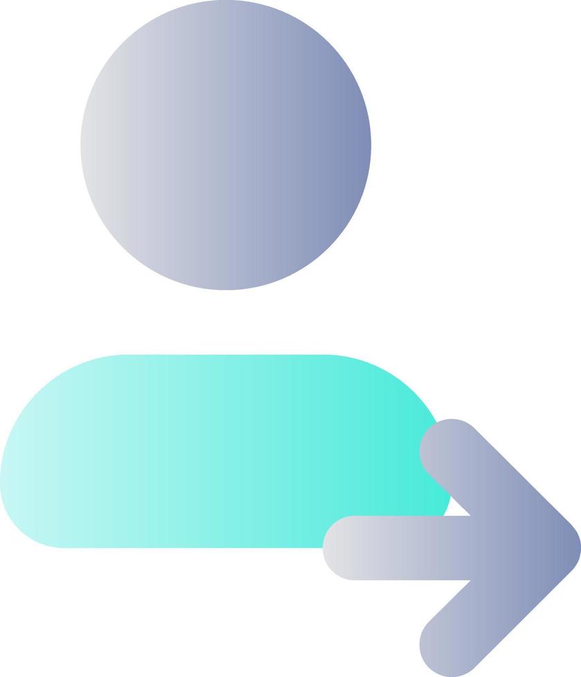 Transfer contact flat gradient color ui icon. Restoring from backup. Switch places. Address book. Simple filled pictogram. GUI, UX design for mobile application. Vector isolated RGB illustration