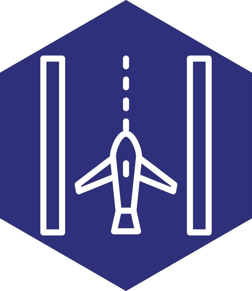 Runway Vector Icon Design