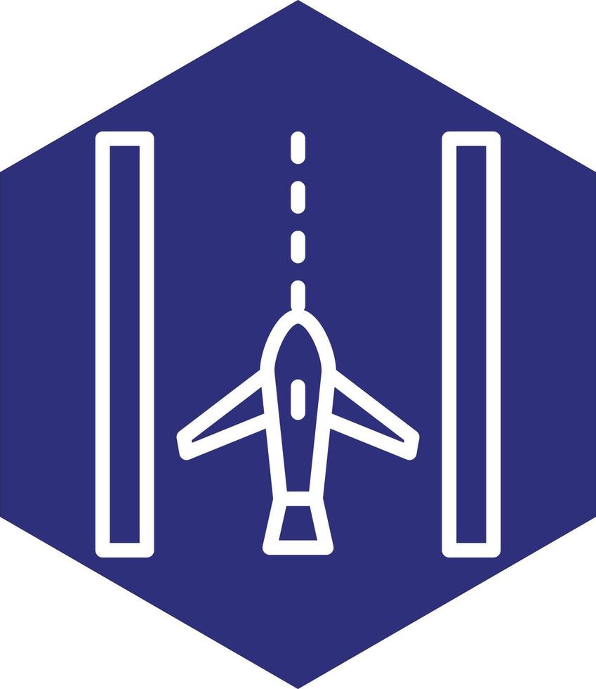 Runway Vector Icon Design