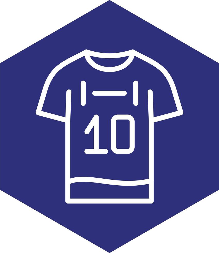 Football Jersey Vector Icon Design