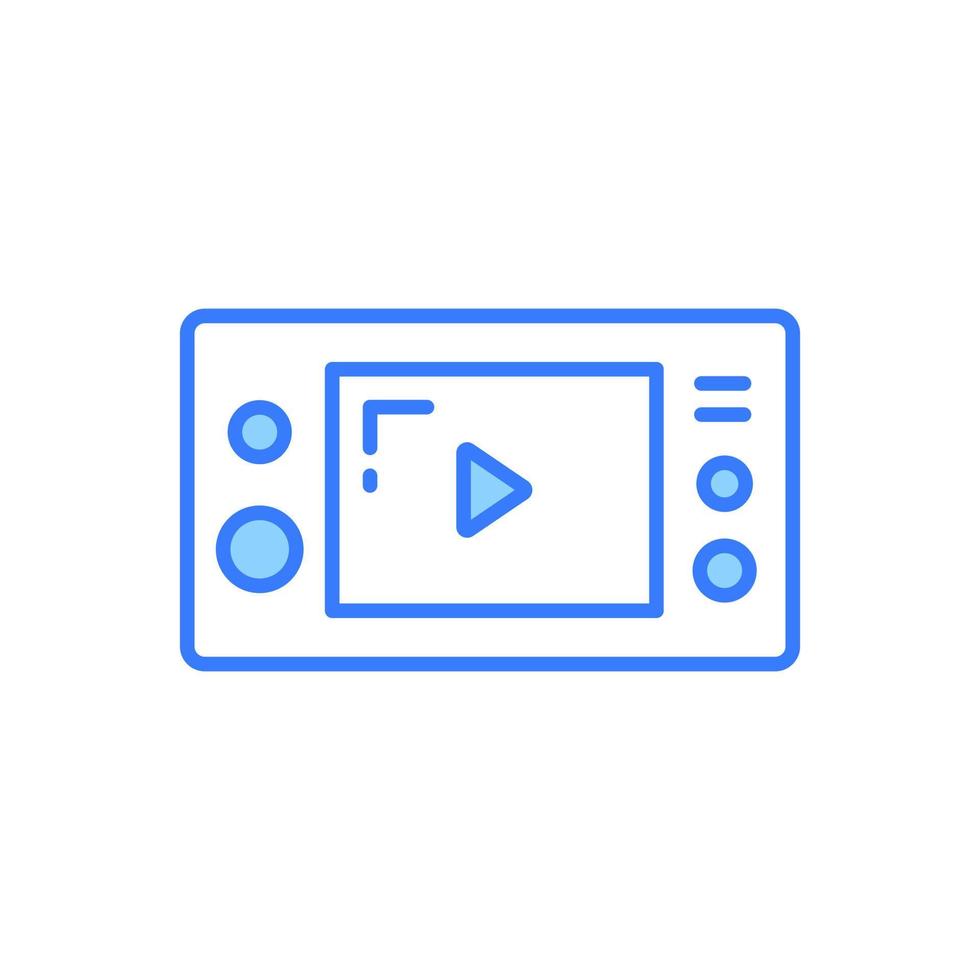 Video game console vector design in modern style