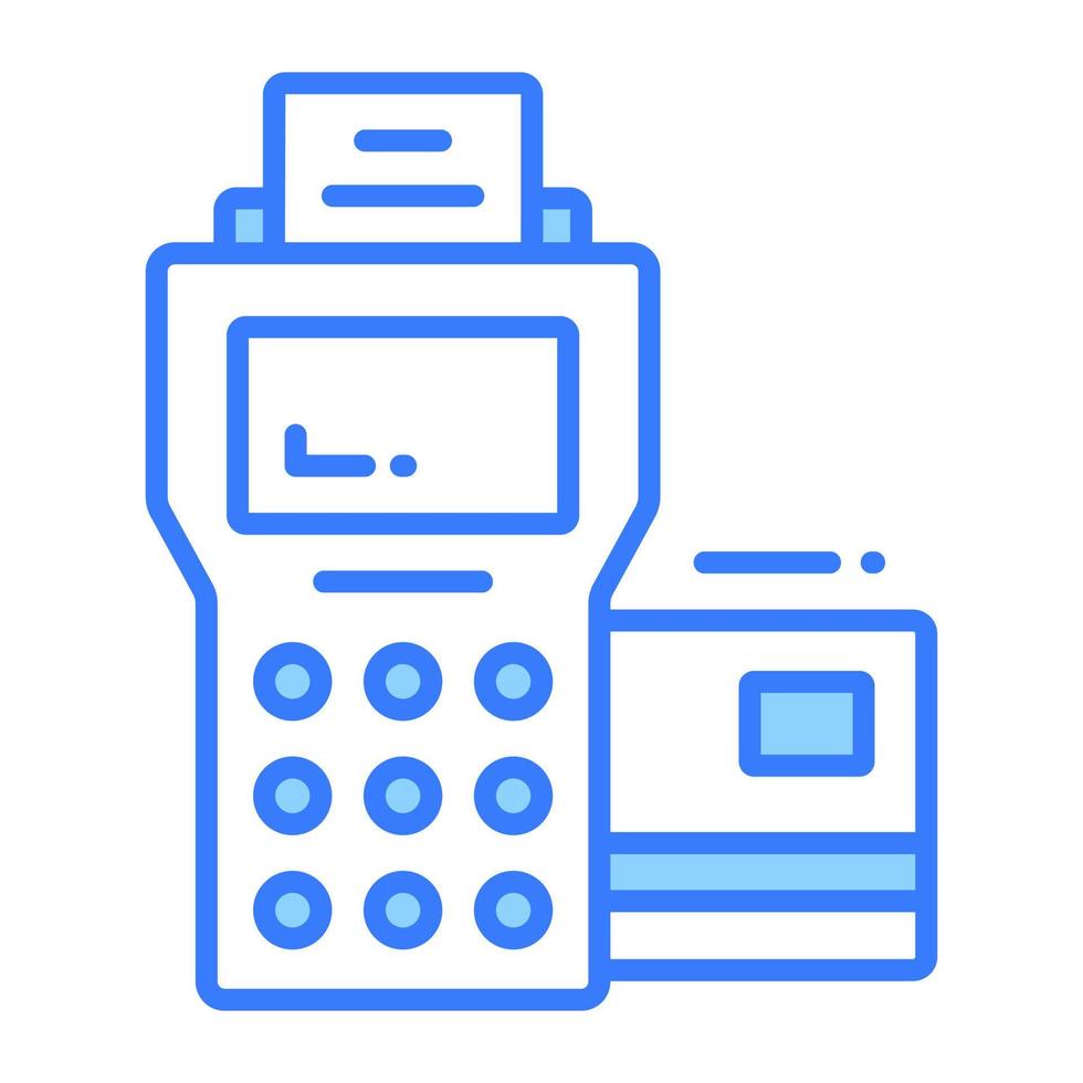 Pos terminal machine vector design, premium icon