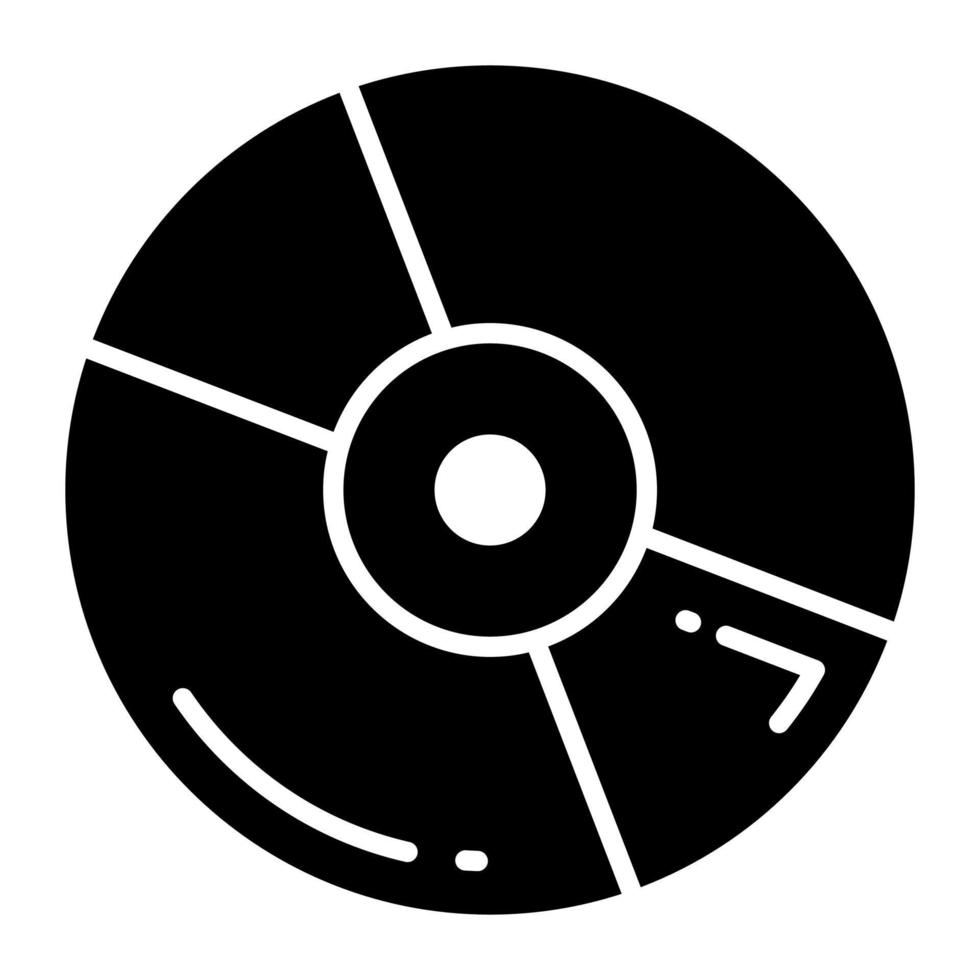 Check this beautiful icon of compact disc, editable vector