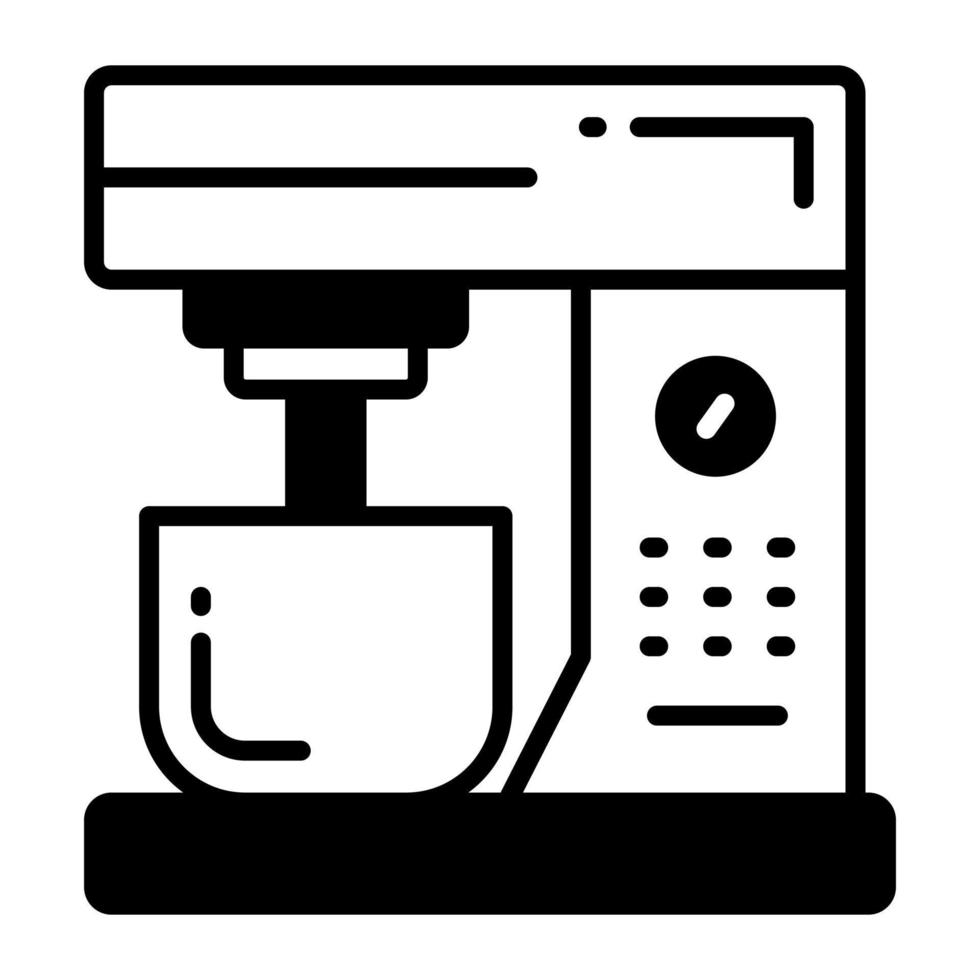 Coffee mixer vector design in modern and trendy style