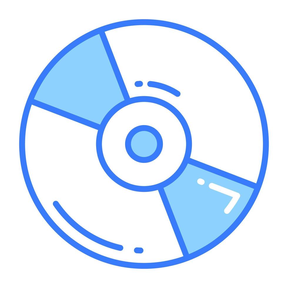 Check this beautiful icon of compact disc, editable vector