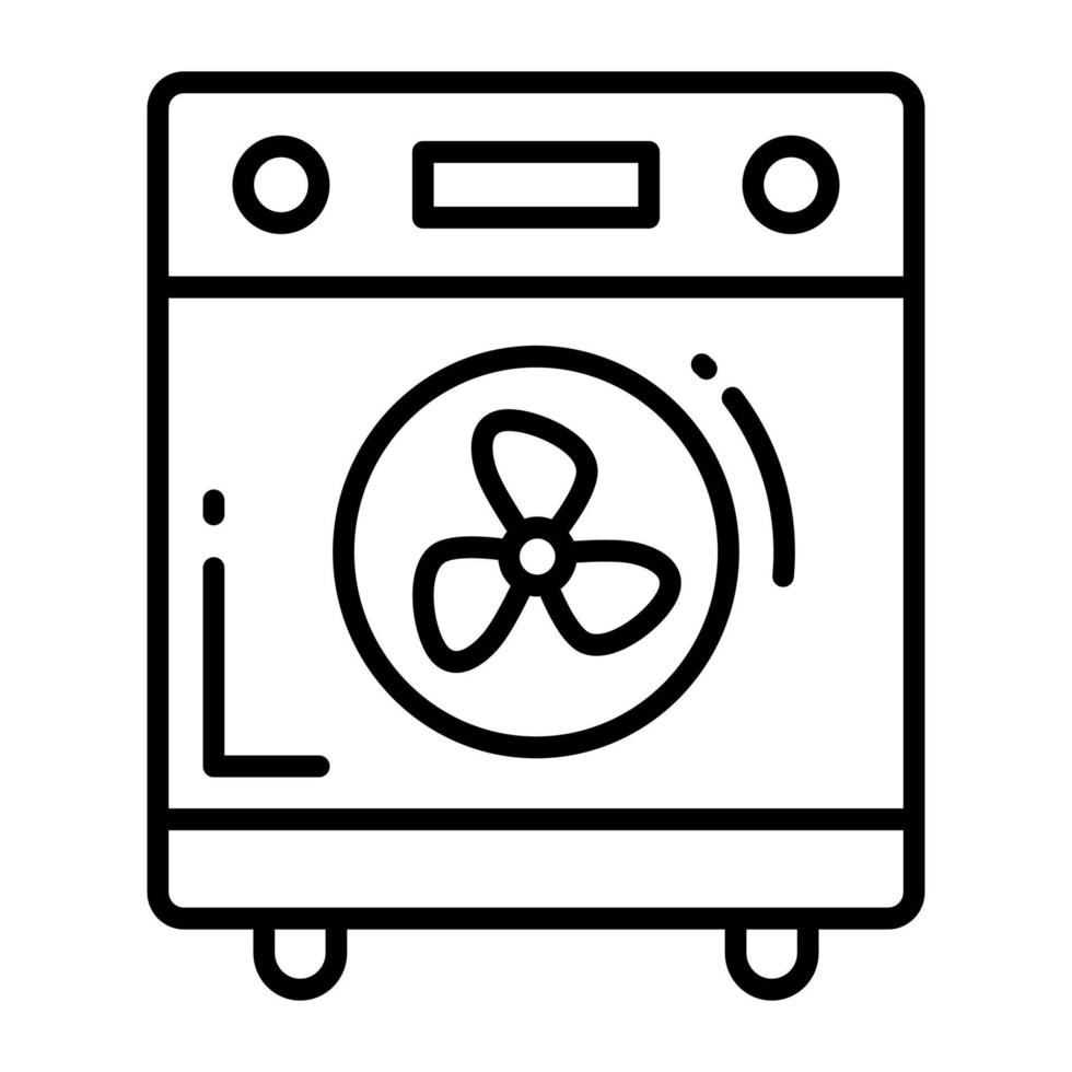 An amazing vector design of air chiller, easy to use icon