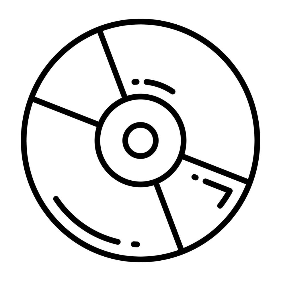 Check this beautiful icon of compact disc, editable vector