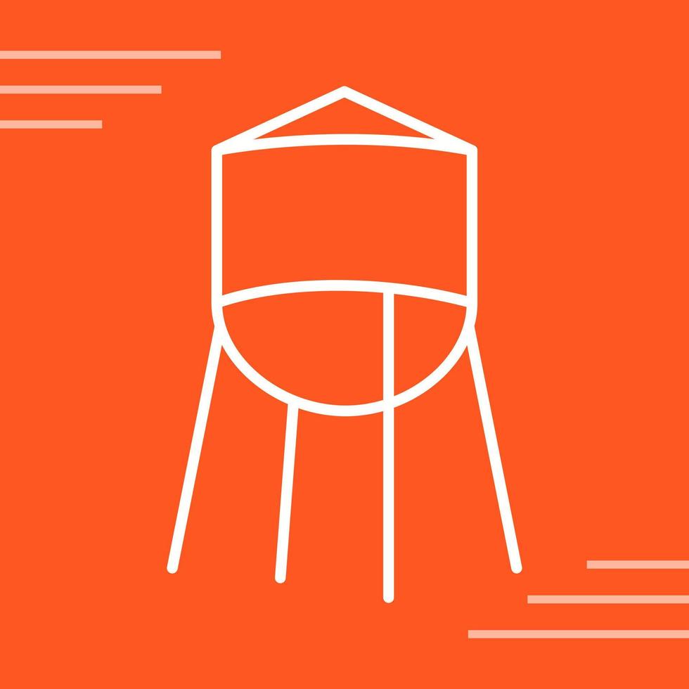 Water Tower Vector Icon