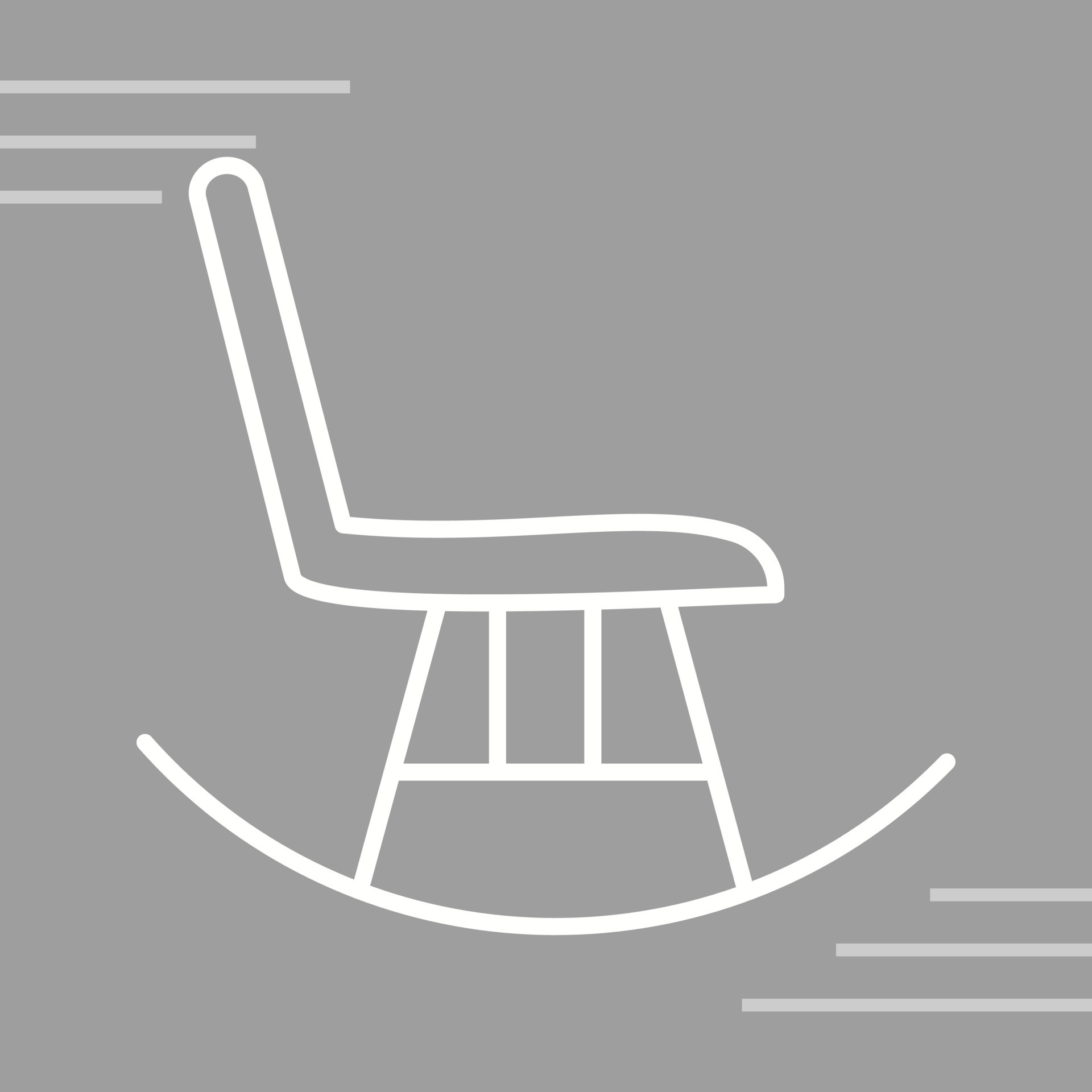 Rocking Chair Vector Icon 23066033 Vector Art at Vecteezy