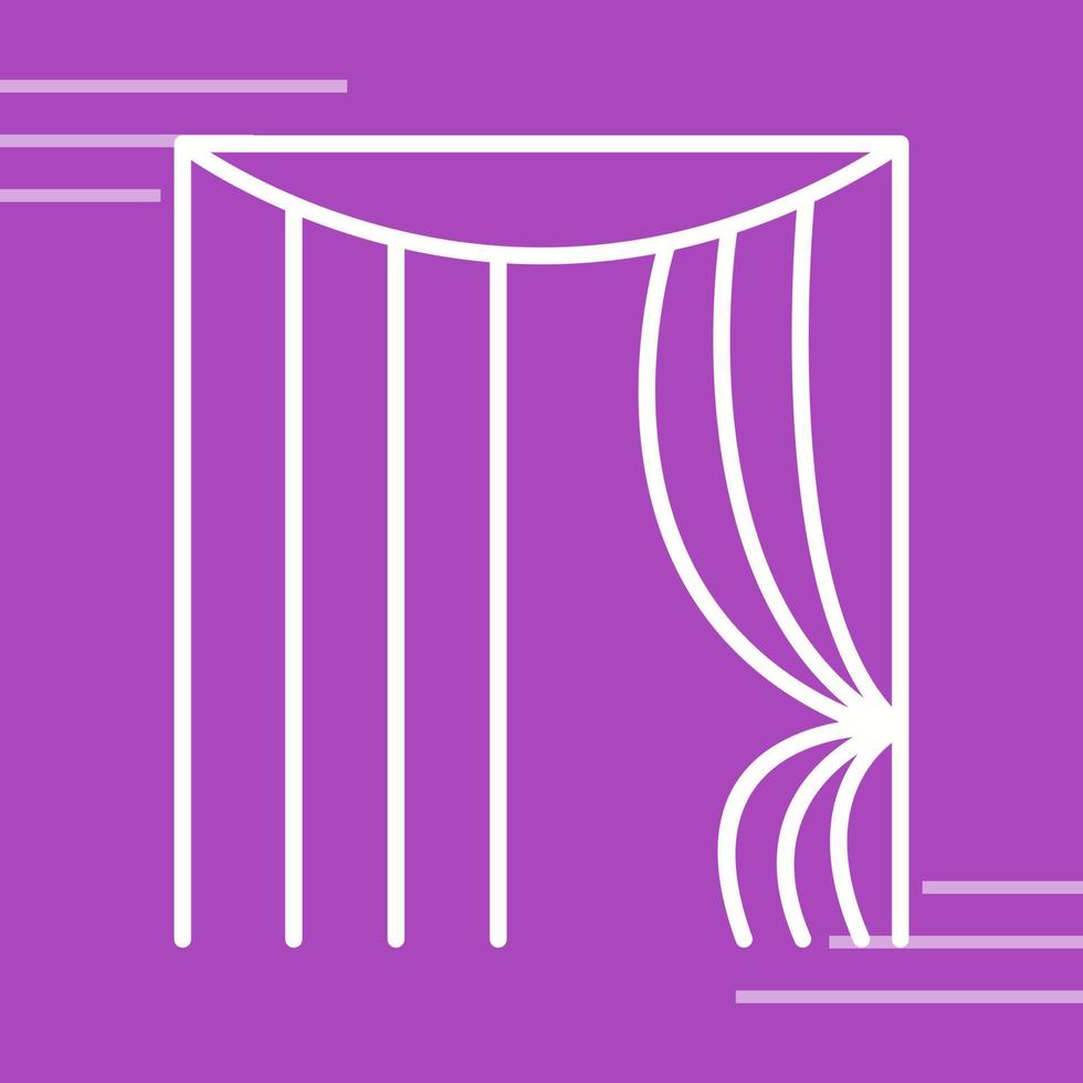 Curtains Vector Icon