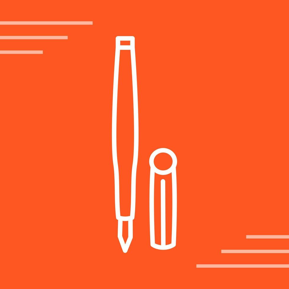 Fountain Pen Vector Icon