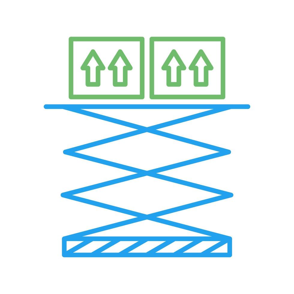 Lift Box Vector Icon