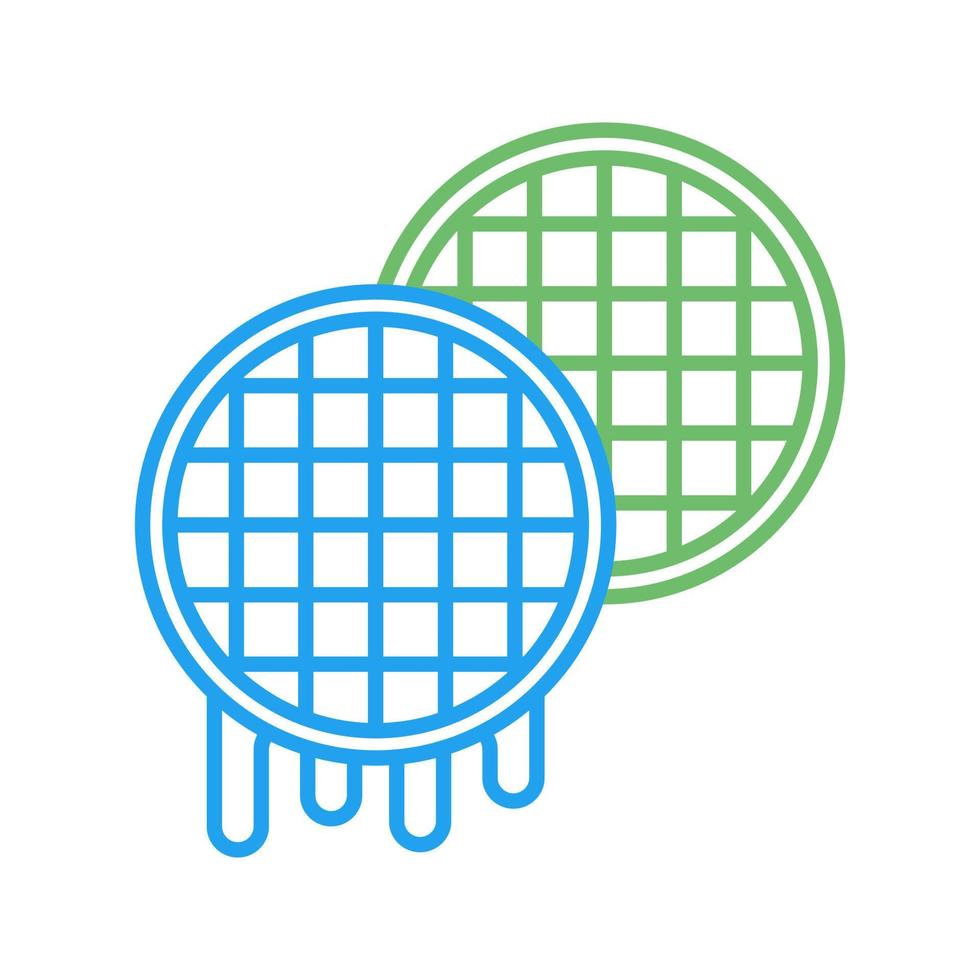 Waffle Vector Icon