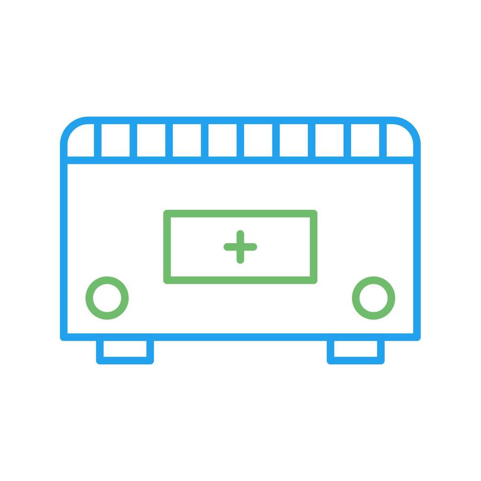 Convection Heater Vector Icon