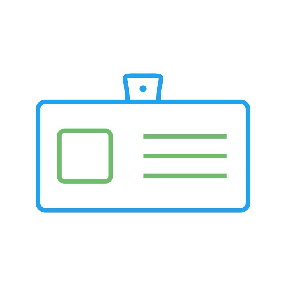 Identity Card Vector Icon