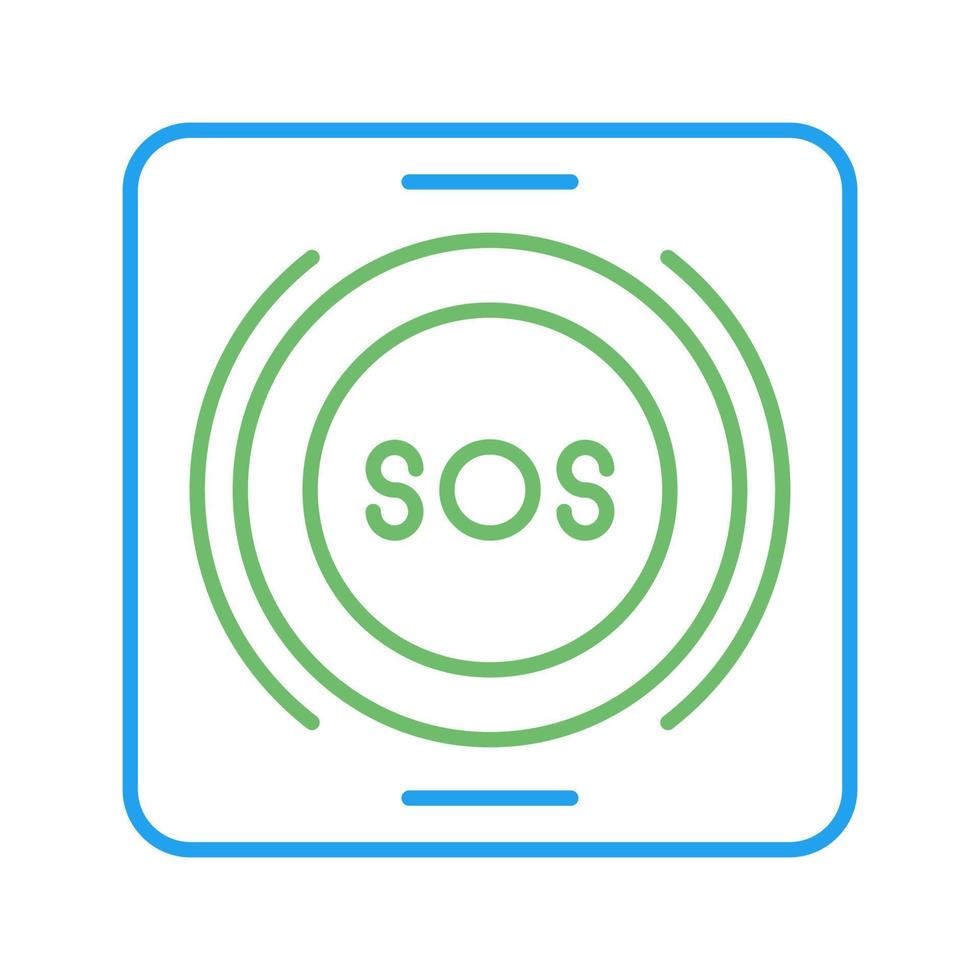 Emergency Button Vector Icon