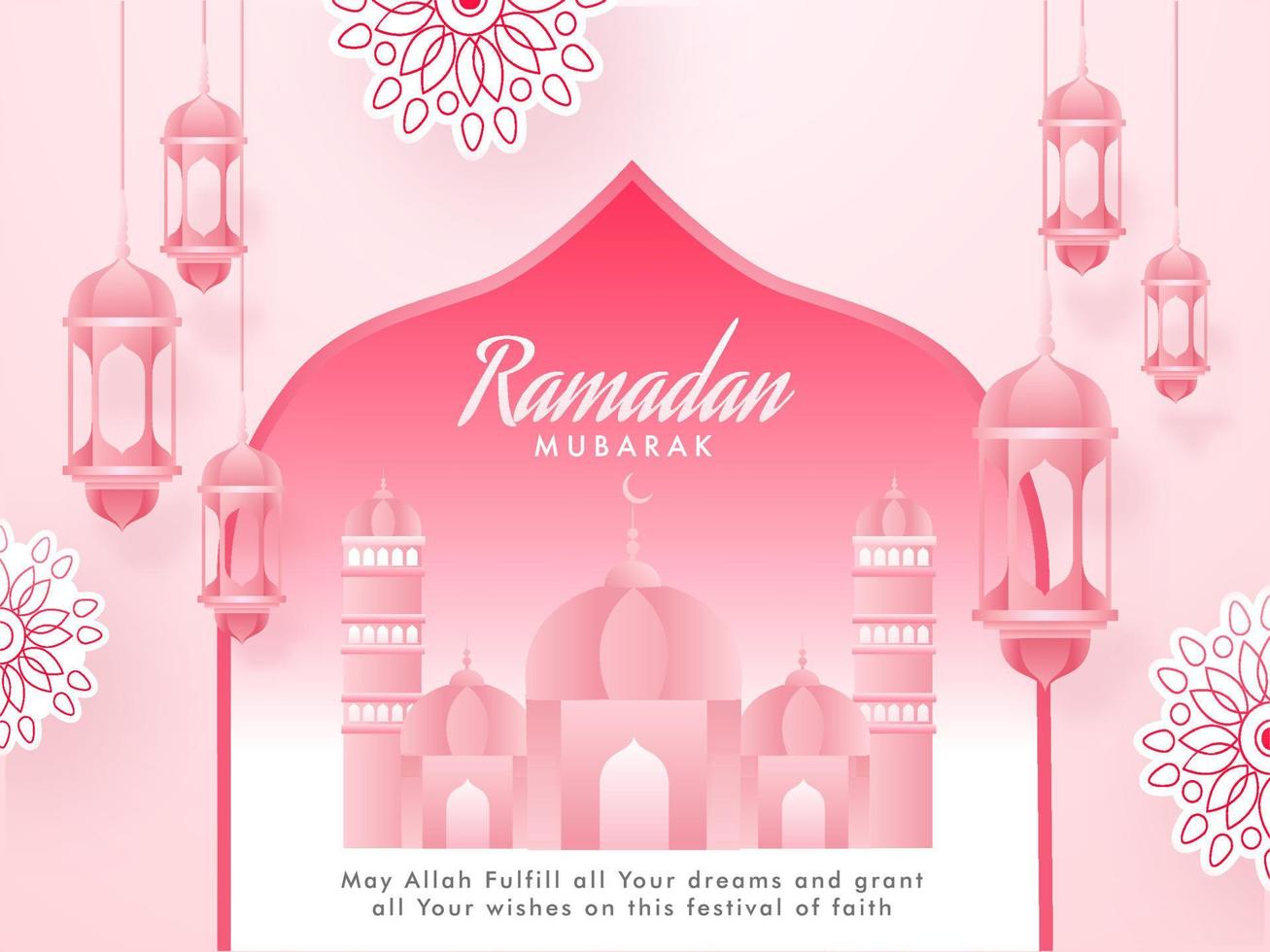 Ramadan Kareem Concept. vector