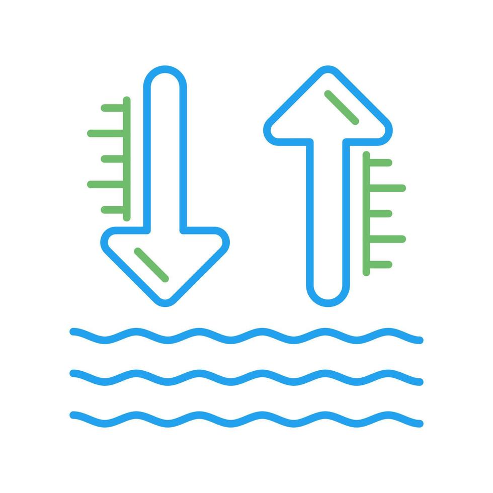 High Tide Vector Icon