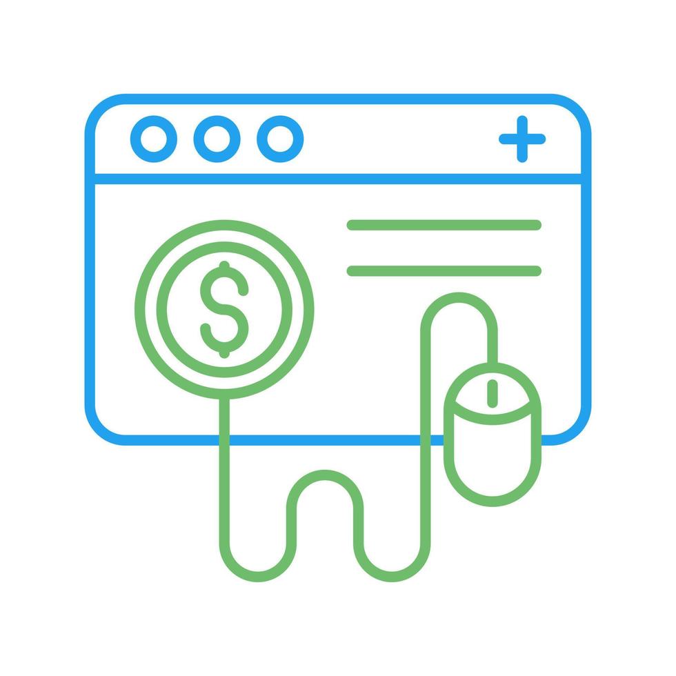 Pay Per Click Vector Icon