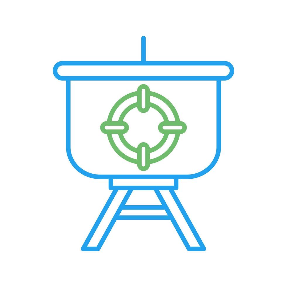 Target Presentation Vector Icon