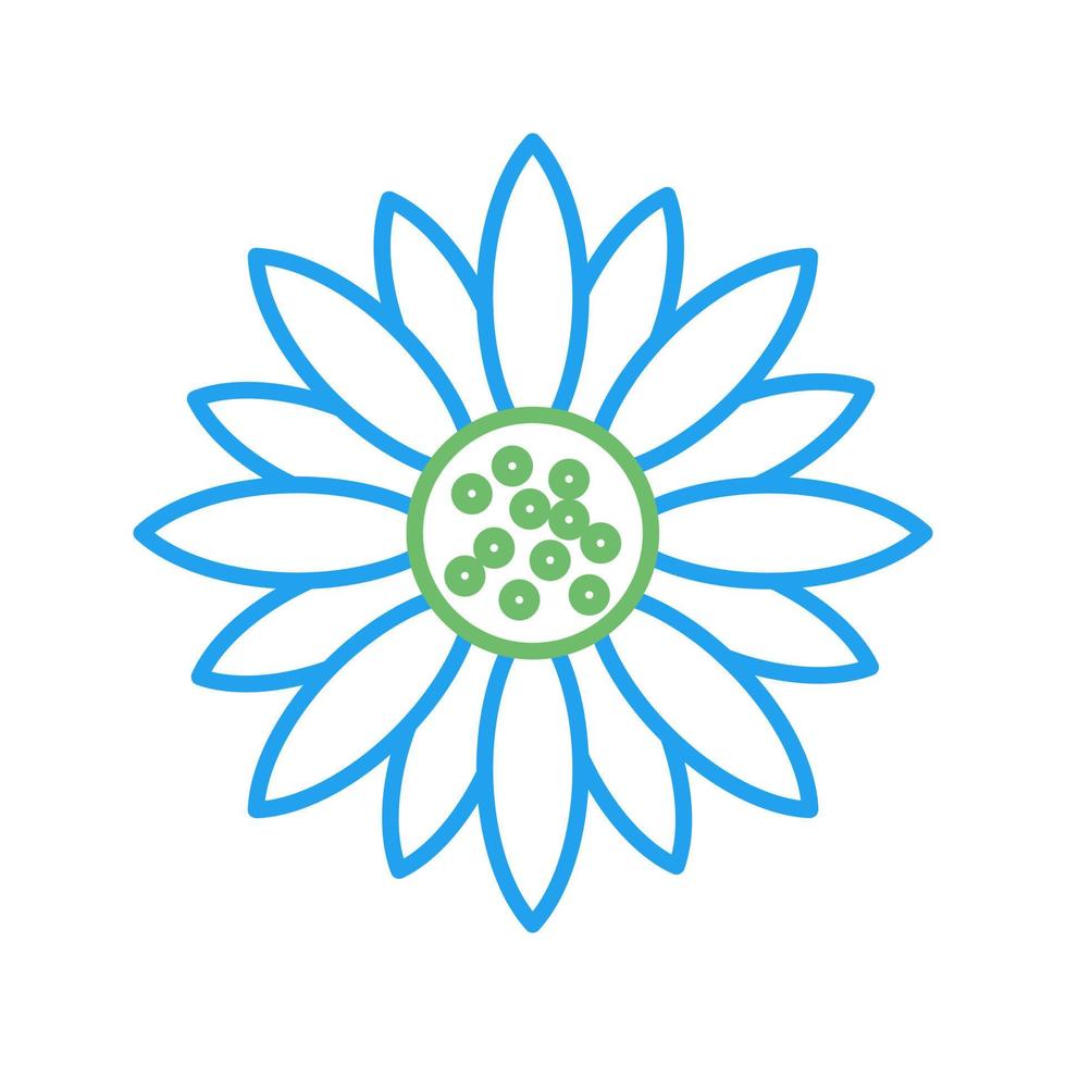 Sunflower Vector Icon